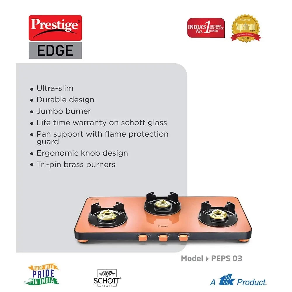 Prestige Edge Gas Stove Table PEPS Pastel Series