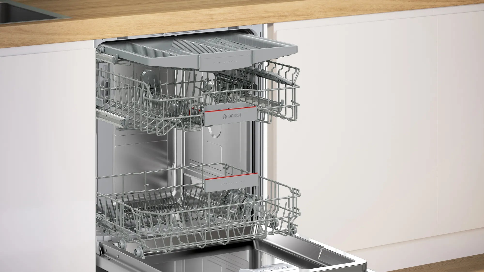Bosch Serie | 6 Fully integrated in Built Dishwasher, 60 cm 15 Place Setting Dishwasher SMV6HMX00I (SMV6HVX00I)