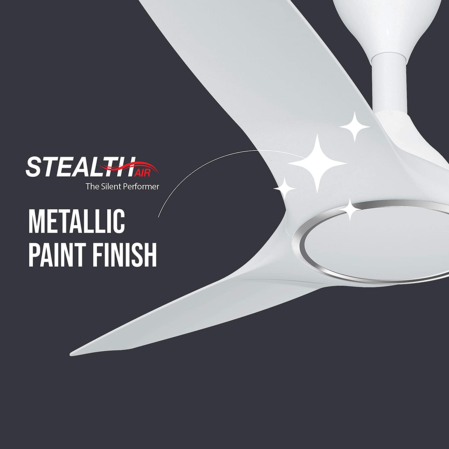 Havells Stealth Air 1200mm Ceiling Fan Elegant White