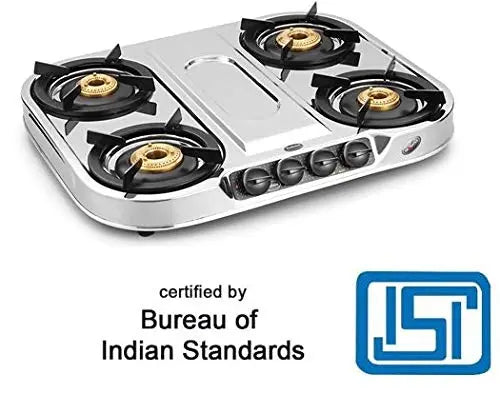 Padmini CS-407 4 Burner Gas Cooktop