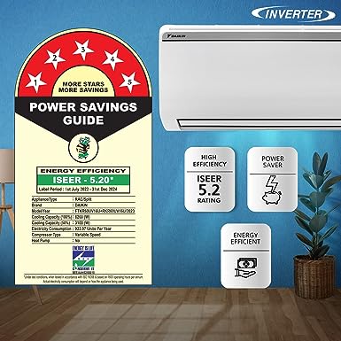 Daikin JTKJ60TV16U 1.8 Ton Inverter 5 Star Split Air Conditioner