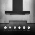 KAFF ASHPRO DHC 75CM: High-Performance Chimney for Optimal Kitchen Ventilation