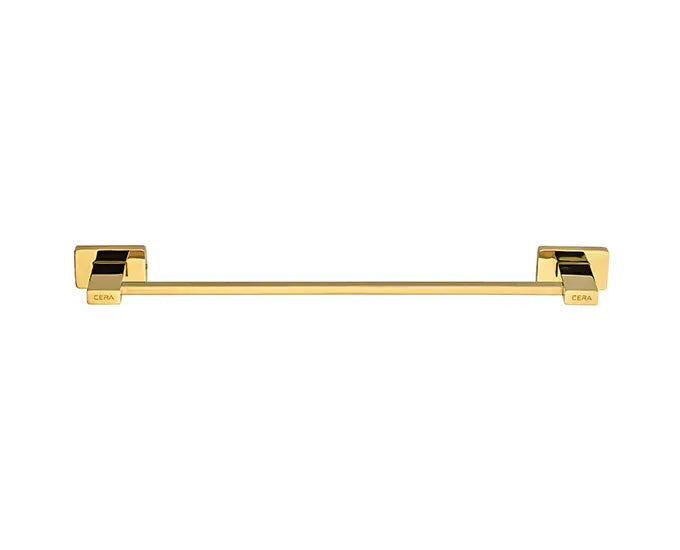 Cera F5013104FG Lustre Bold French Gold Finish Stainless Steel (SS 304) Towel Rail - 450 mm (18")