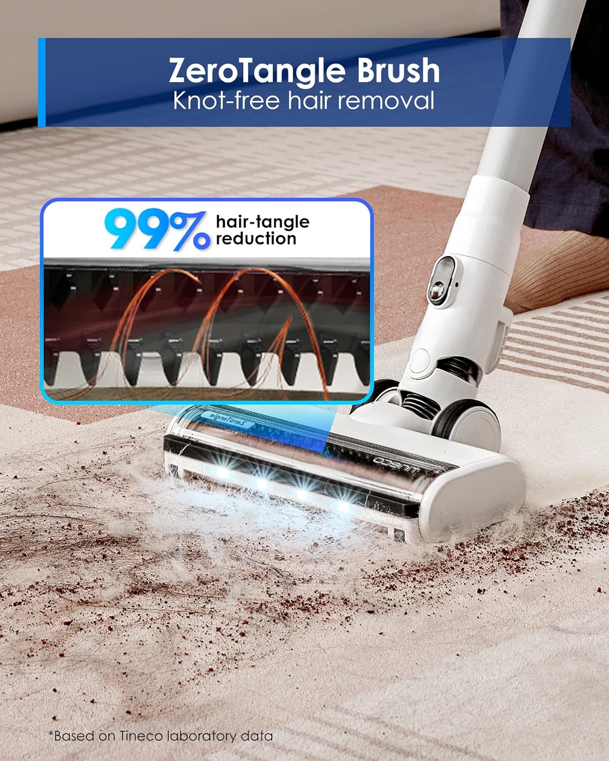 Tineco Floor ONE S7 Steam Cordless Wet Dry Vacuum Cleaner, 3-in-1 Steam Mop & Vacuum, Floor Washer for Sticky Mess Clean Up, iLoop Sensor