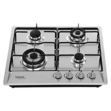 Hindware Built IN Hob stainless steel Gas stove Athena 4 Burner 60 Cm