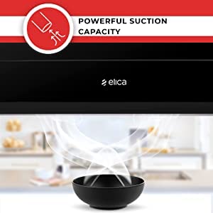 Elica 60 cm 1350 m3/hr Filterless Auto Clean Angular Chimney with 15 Years Warranty (EFL 108 HAC LTW VMS 60, Touch + Palm Sensor Control, Black)