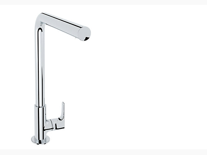 kohler K-20587IN-4-CP Deck-mount cold only kitchen faucet in polished chrome