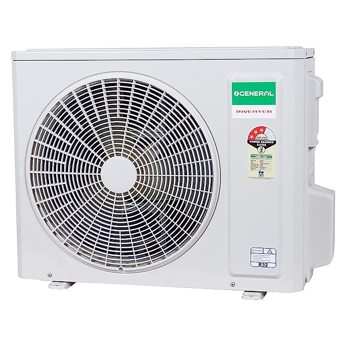 OGeneral 1.5 Ton 3 Star Split Inverter Air Conditioner ASGA18CLWA-B, White