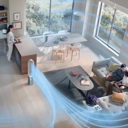 Dyson Pure Cool Air Purifier (Advanced Technology), HEPA + Activated Carbon Filter, Wi-Fi Enabled, TP07