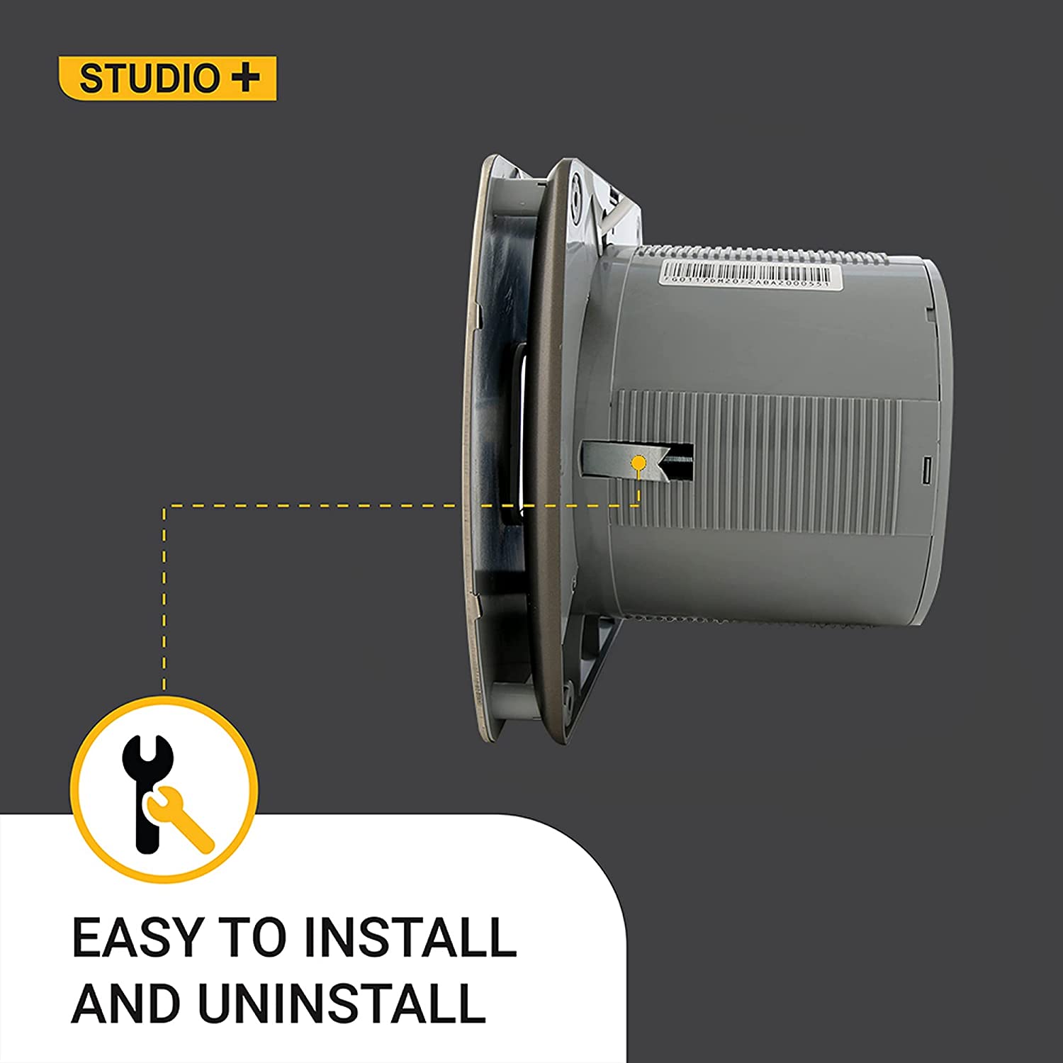 atomberg Studio+ 150mm BLDC motor Fan Stainless Steel