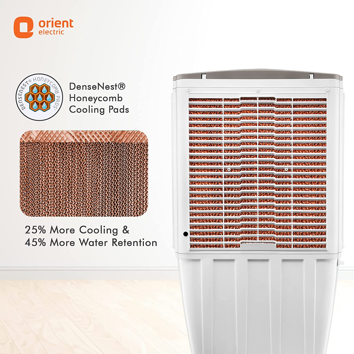 Orient Electric Titan 75L Desert Air Cooler White