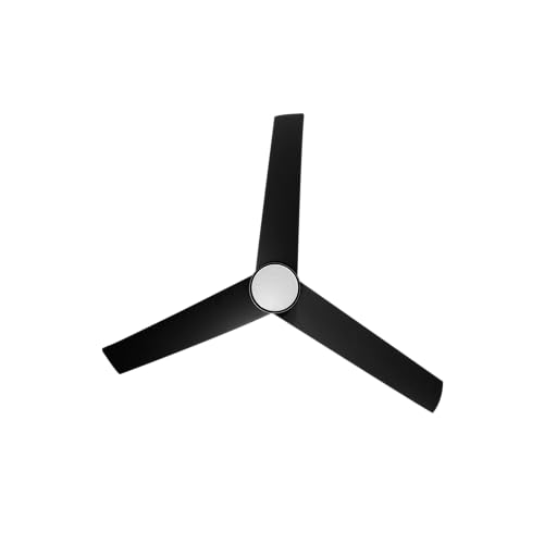 eFF4 Artistic+ 1200mm 3 Blade 5 Star BLDC Ceiling Fan, Black, with Aerodynamic ABS Blades