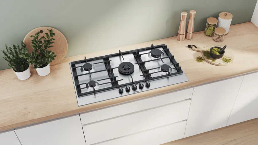 Bosch PCR9A5B90I Series 6 Gas cooktop 90 cm Stainless steel (Upgrade from PCS9A5C90I)