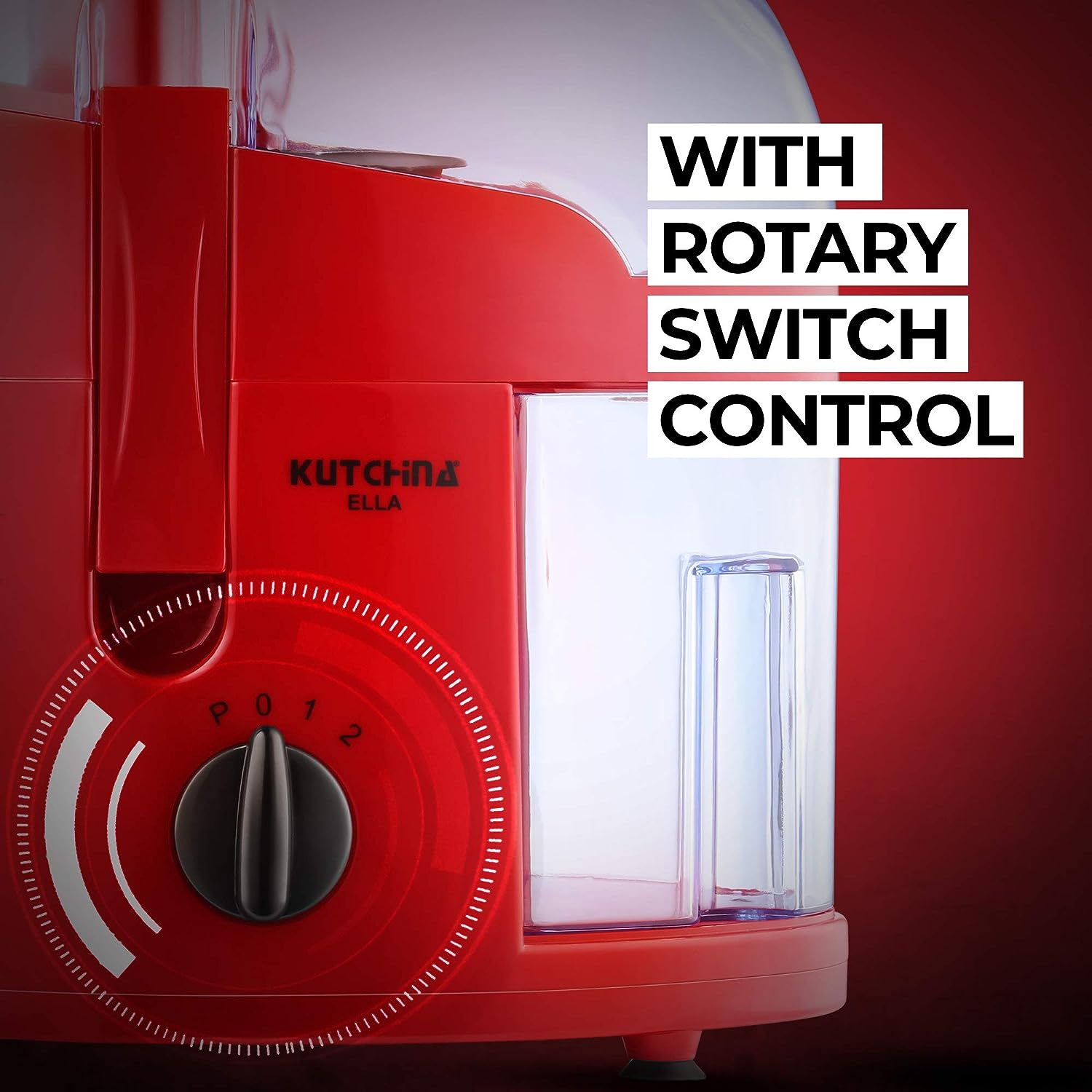 KUTCHINA 450 Watt Ella Juicer Red