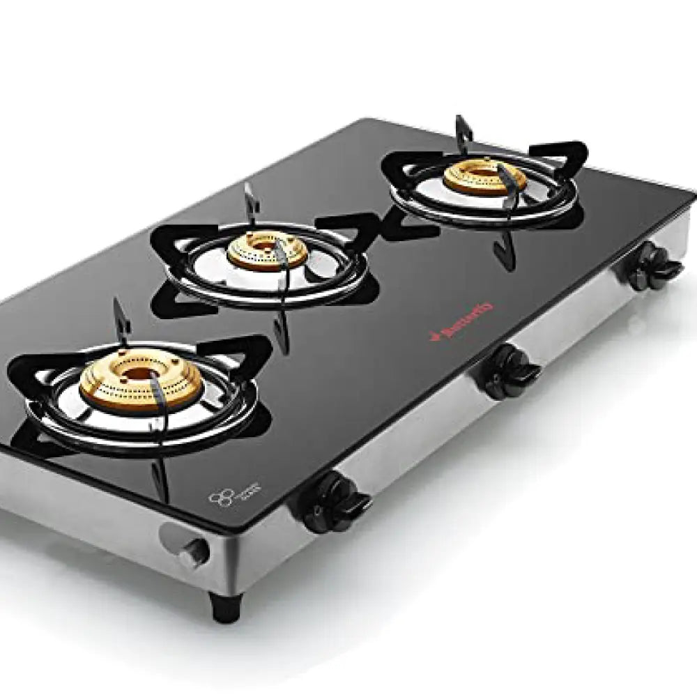 Butterfly Reflection 3B Back Nozzle Glass Top Gas Stove