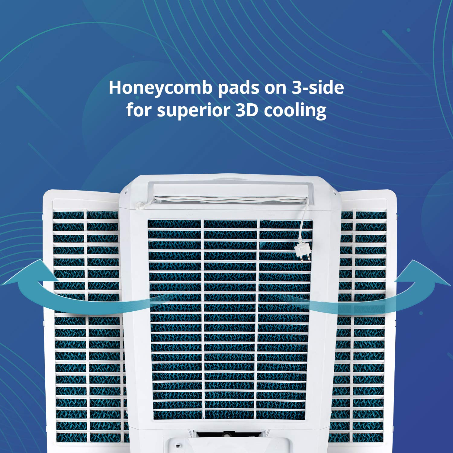Symphony Tower Cooler - 70 L, White