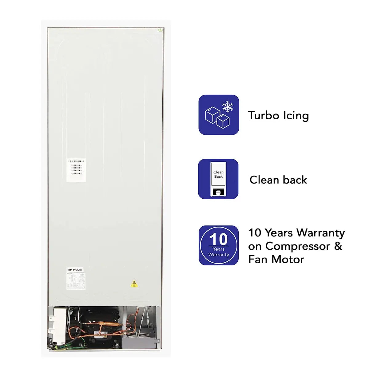 Haier 256 L 3 Star Inverter Frost-Free Double Door Refrigerator (HRB-2764PMG-E, Mirror glass,Convertible)