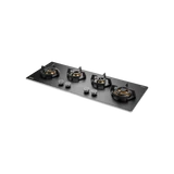 MSM 104X: 4-Burner Brass FFD Built-In Hob - High Efficiency
