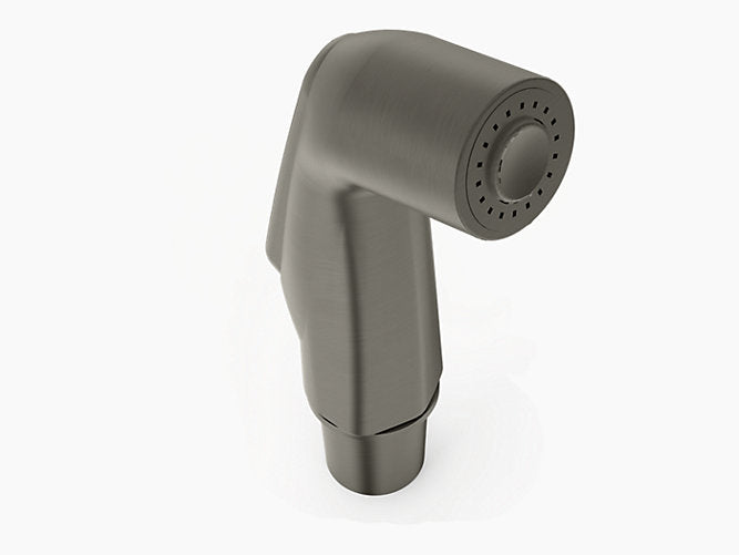 kohler K-12927IN-BN Health faucet with side spray, metal hose in brushed nickel