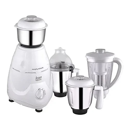 Morphy Richards Icon Supreme 750-Watt Mixer Grinder 4 Jars (White)