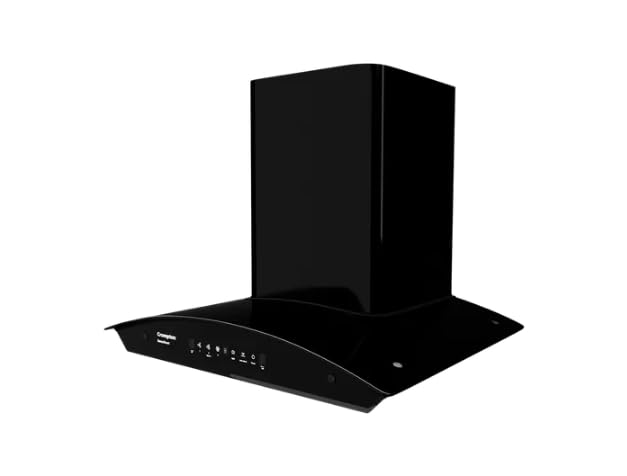 Crompton SensoSmart CHD-SSC60FLX-MBL 60cm 1368m3/hr Ducted Wall Mounted Chimney with Filterless Technology (Black)