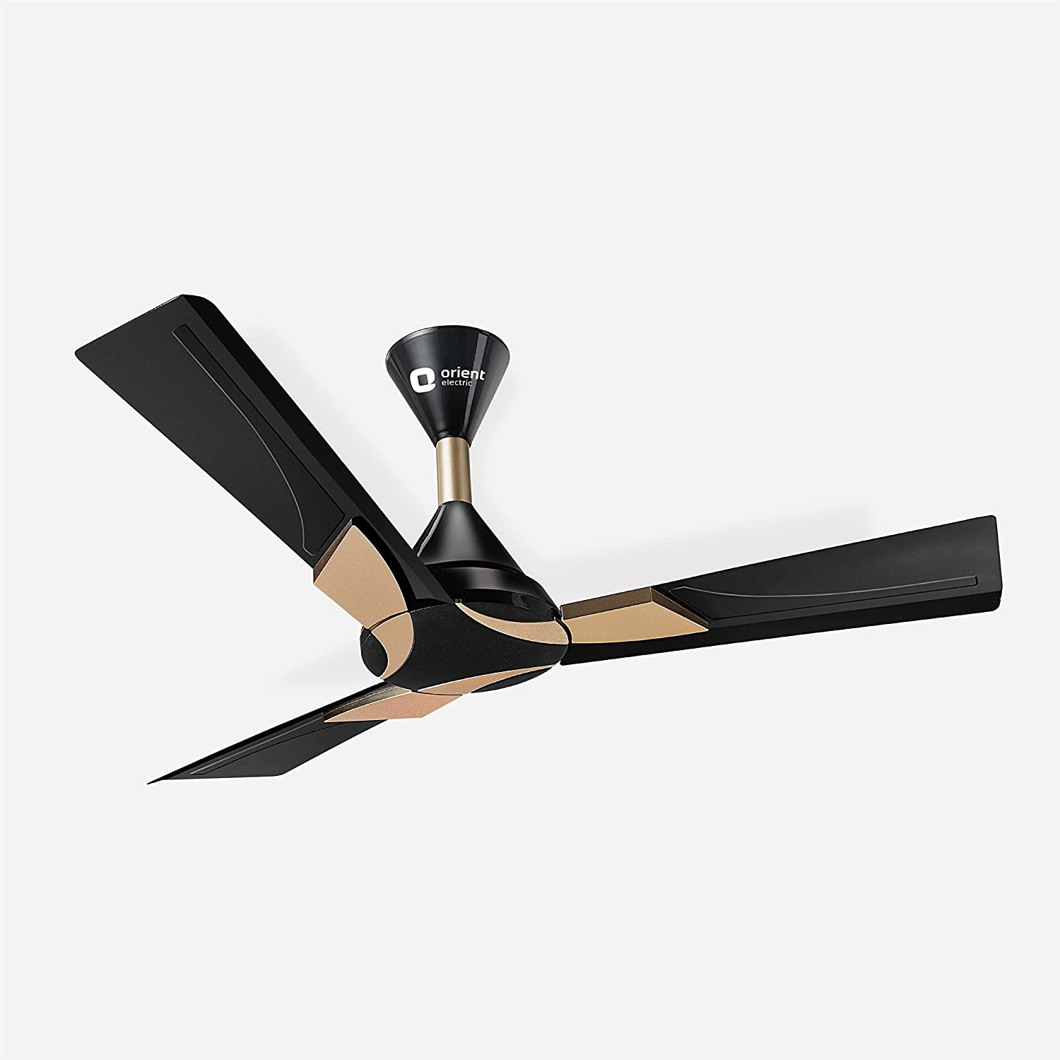 Orient Electric Wendy Ceiling Fan Metallic Black - Gold 48" 1200mm