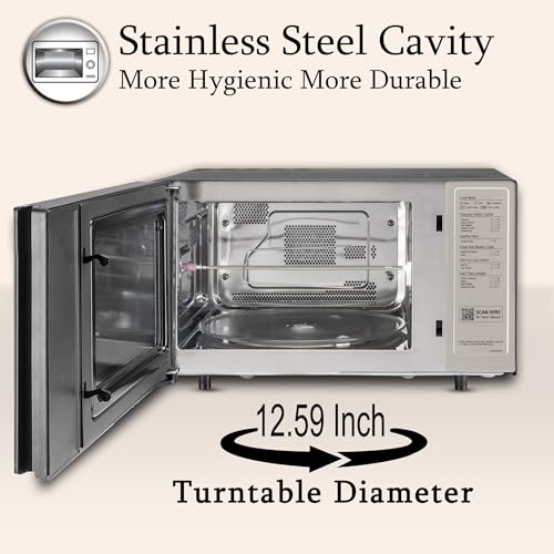 एलजी 28 एल वाई-फाई सक्षम चारकोल कन्वेक्शन हेल्दी माइक्रोवेव ओवन (MJEN286UFW, काला, डाइट फ्राई) - 2023 मॉडल