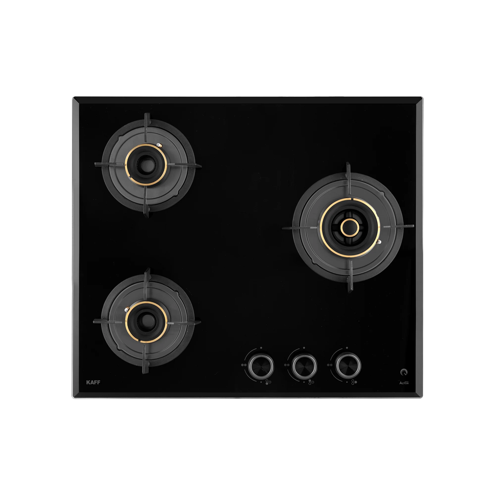 Kaff ALNF 603 Built-in Hob: 3 High Efficiency Brass Burner
