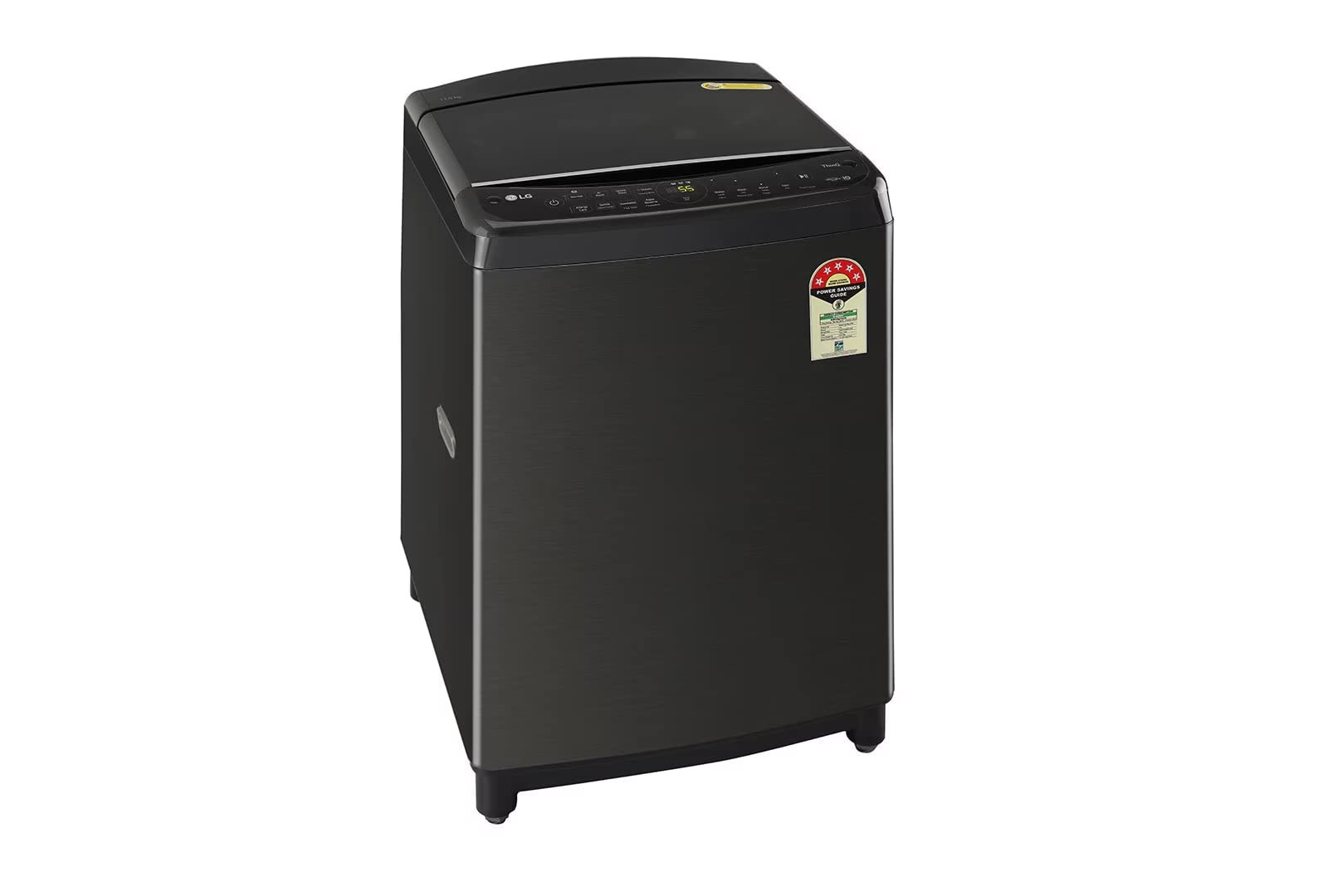 Lg Electronics 11 Kg 5 Star Inverter Wi-Fi Fully-Automatic Top Loading Washing With In-Built Heater (Thd11Swp, Platinum Black, Aidd Technology)