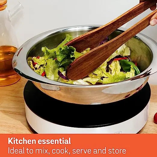 Meyer Trivantage Stainless Steel Open Tasla Gas and Induction Base 30060 26cm Sliver