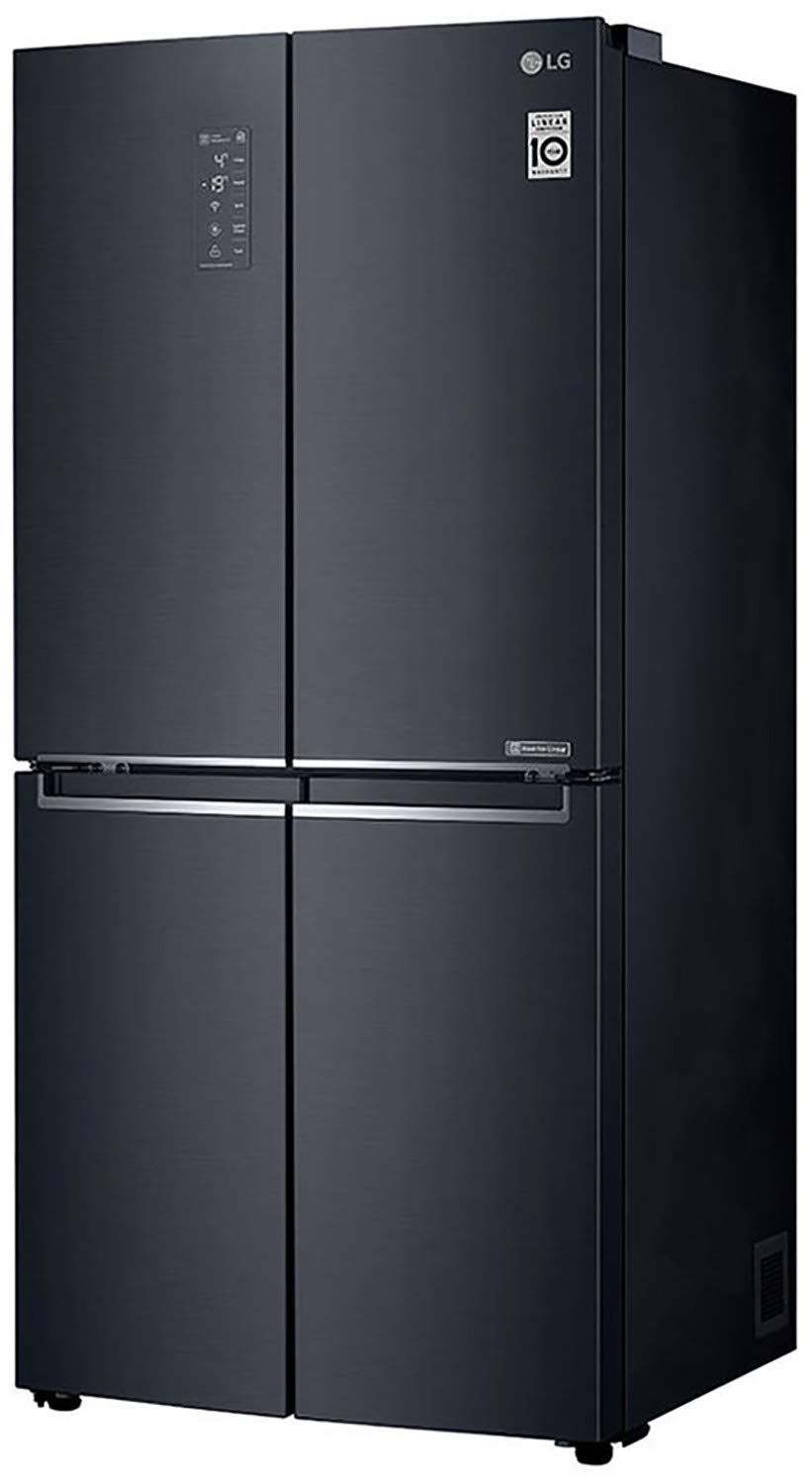 LG 594 L Frost-Free Inverter Linear Wi-Fi Side-By-Side Refrigerator (GC-B22FTQPL, Matte Black, Hygiene Fresh+ | Door Cooling+)
