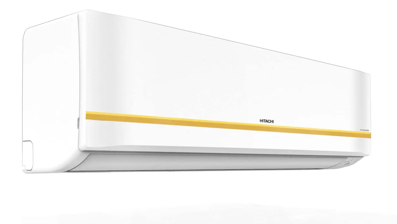 Hitachi 1 Ton 5 Star iFresh Inverter Split AC (100% Copper, Dust Filter, 2022 Model, Kiyora 5200FX, R32-RAPG512HFFEOF, Gold)