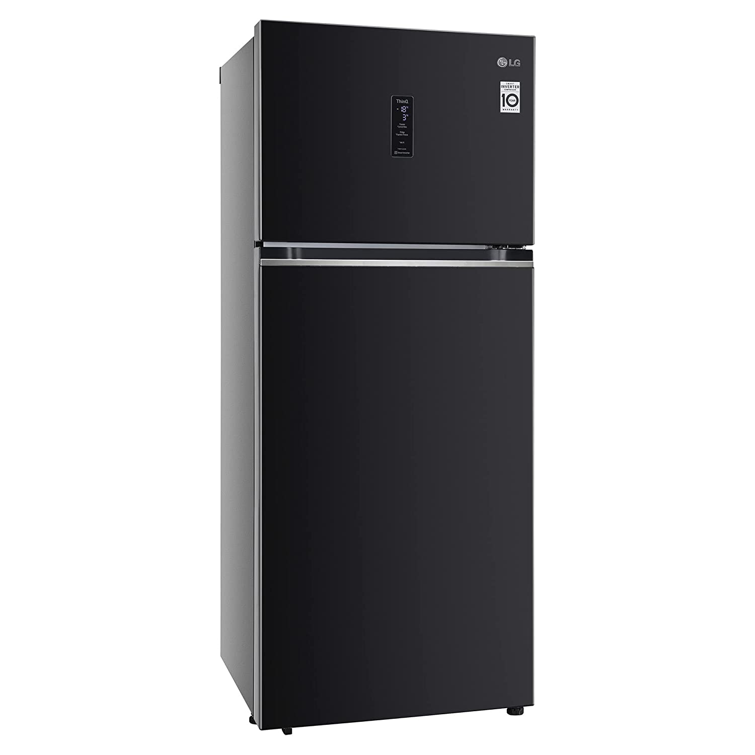 LG 380 L 3 Star Double Door Refrigerato GL-T412VESX Ebony Sheen