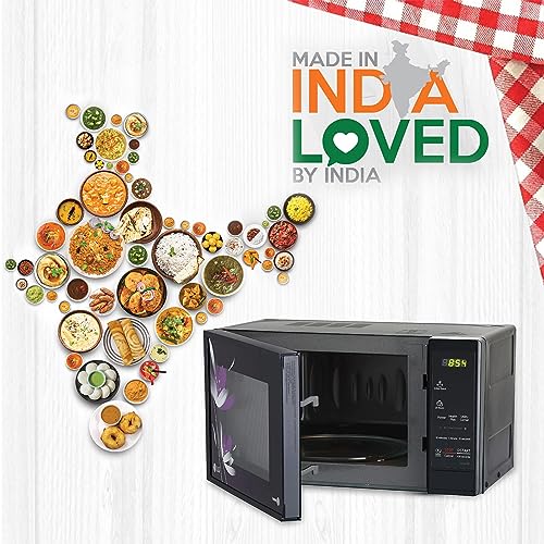 LG 20 L Solo Microwave Oven (MS2043BP, Black, With Health Plus Menu & Steam Clean)