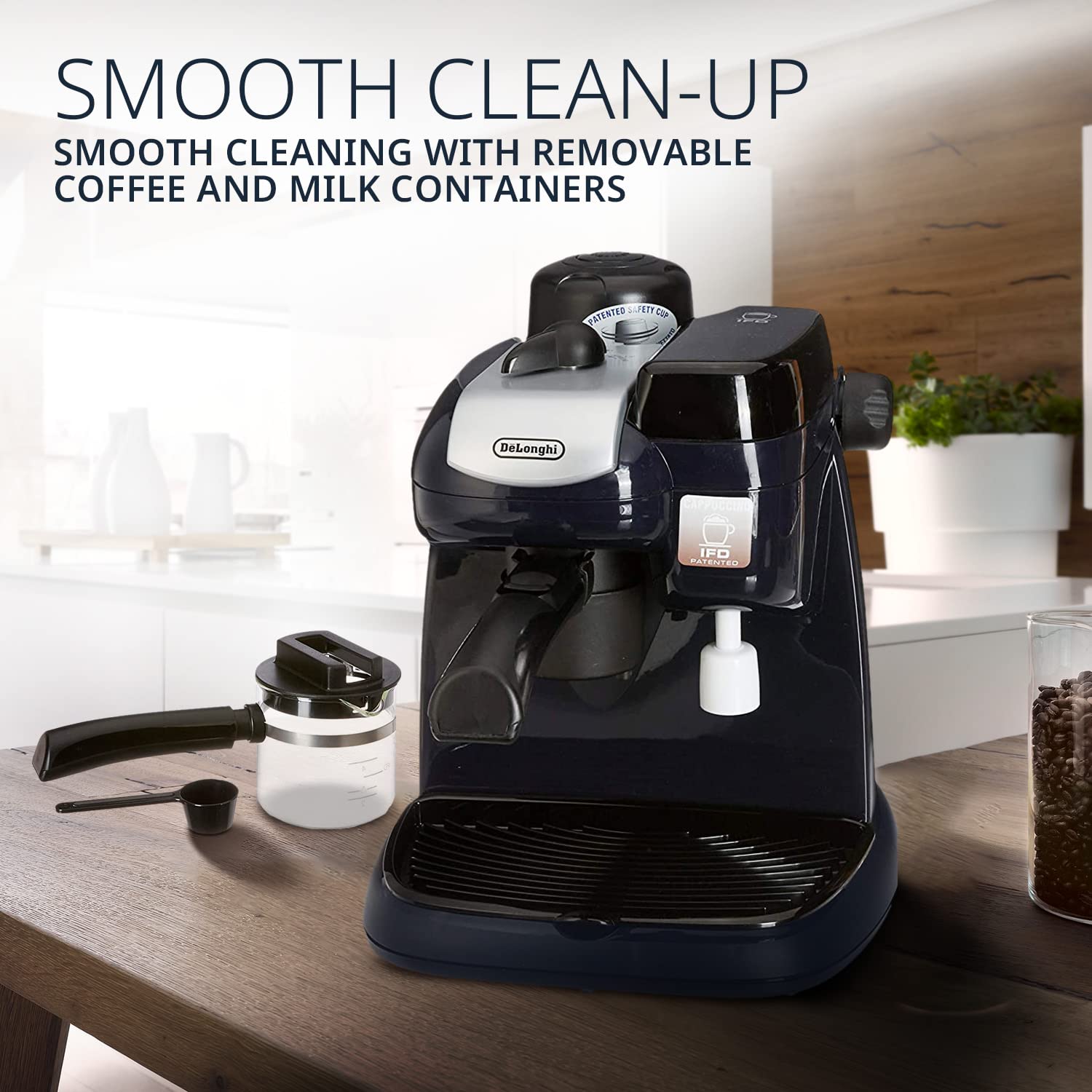 DELONGHI EC 9 800 Watt Steam Coffee Maker Blue