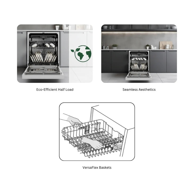 Hafele ACERO 15 SI Dishwasher 60cm 15-Capacity