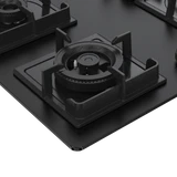 Kaff NYG 64B: Full Brass 4-Burner Built-in Hob - High Efficiency Design