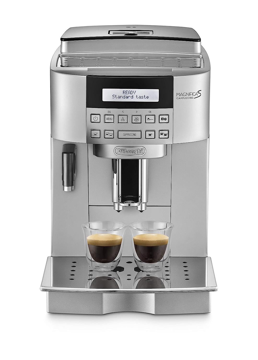 DELONGHI ECAM 22.360.S Fully Automatic Coffee Machine (Silver & Black)
