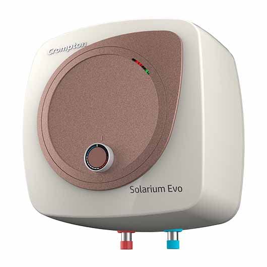 Crompton Solarium Evo 15-L 5 Star Storage Water Heater, Wall Mounting, Ivory