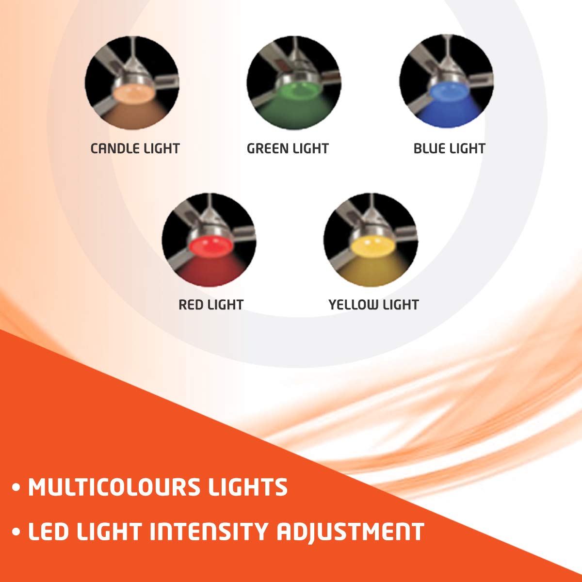 Orient Electric Under Light Fan Spectra Brushed Brass