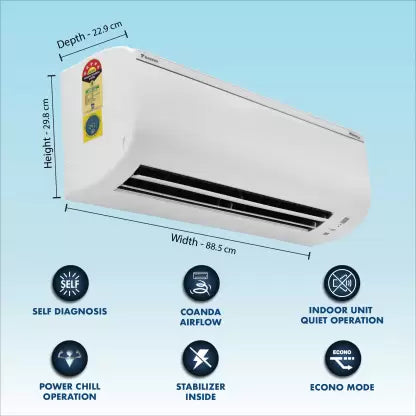 Daikin 1.5 Ton 5 Star FTKG50TV16U Inverter Split AC