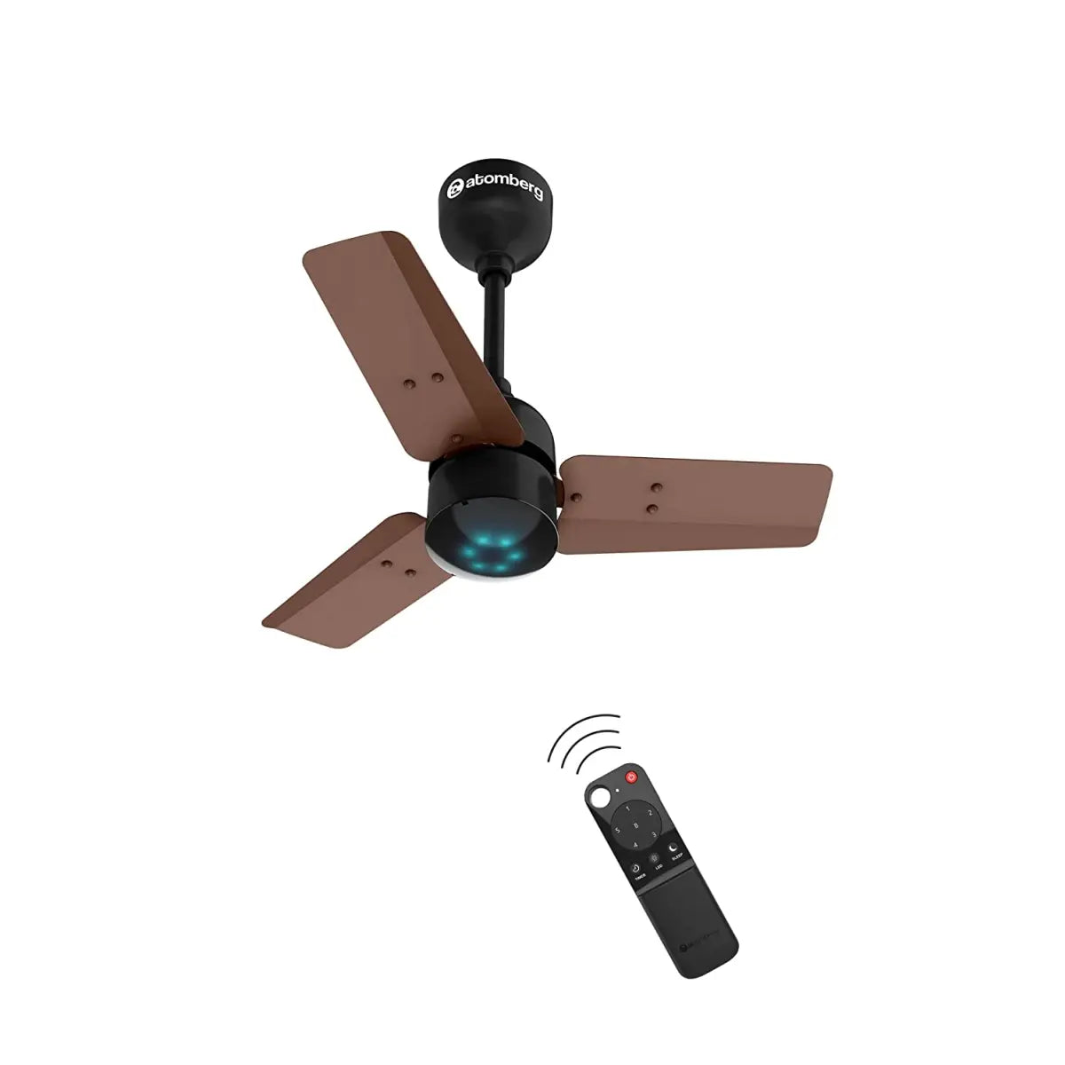 atomberg Renesa 600mm BLDC மோட்டார் விசிறி பழுப்பு மற்றும் கருப்பு