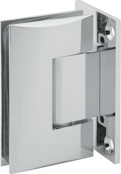 hafele 981.35.056 Wall To Glass Hinge 180° For 8 To 10mm Glass Nickel Matt