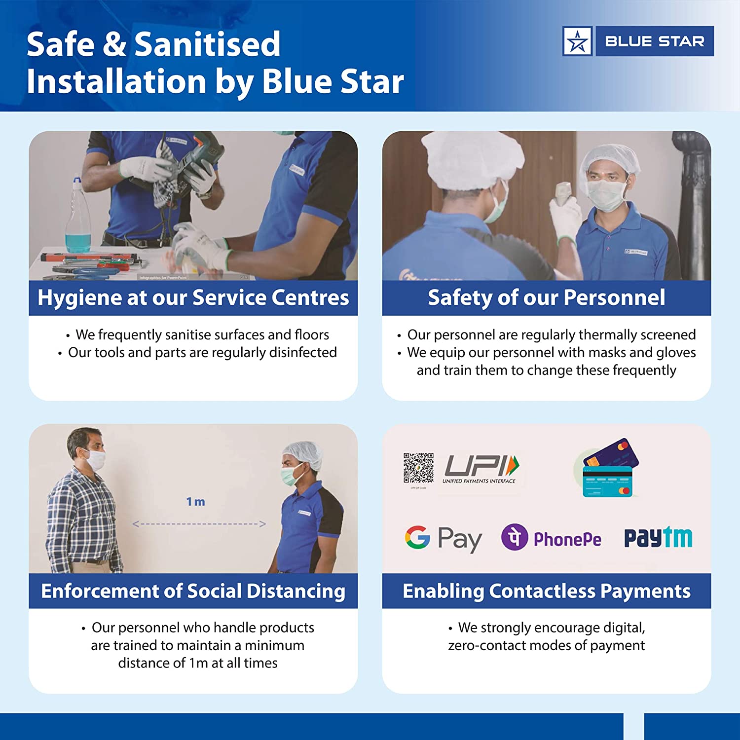 Blue Star Air Purifier BS-AP490LAN with UV Based Microbe Sterilize technology|removes 99.7% airborne viruses & bacteria|True HEPA 13 Filter|Active Carbon|Ionizer| 915 CMH|900 Sq. Ft. Coverage Area|