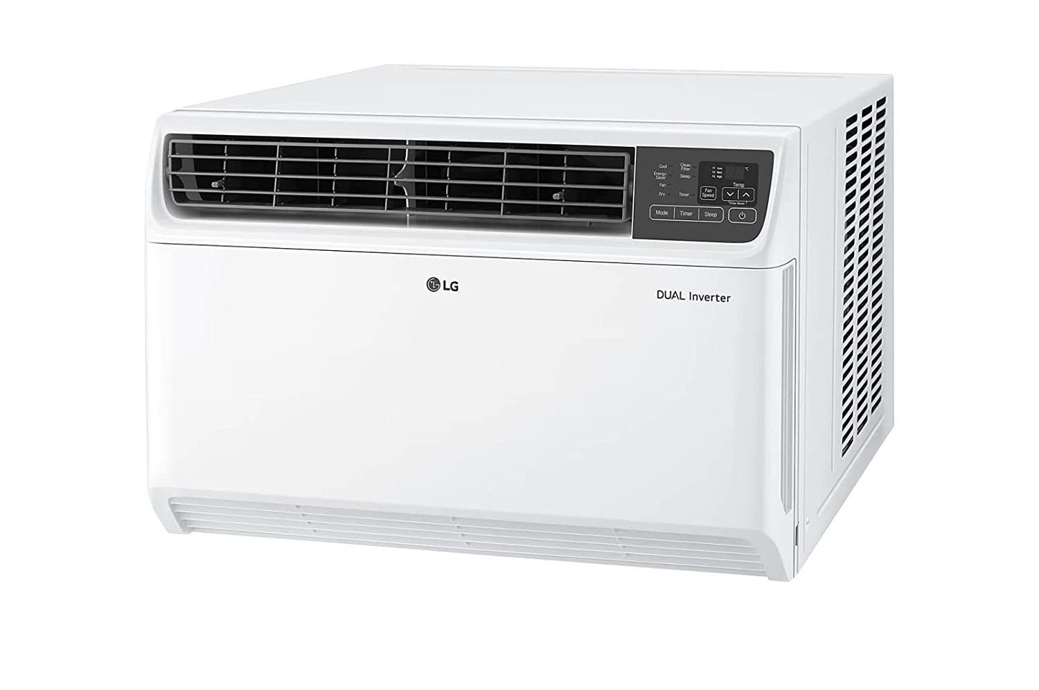 LG 1.5 டன் 3 ஸ்டார் டூயல் இன்வெர்ட்டர் விண்டோ ஏசி (காப்பர், கன்வெர்ட்டிபிள் 4-இன்-1 கூலிங், HD ஃபில்டர், 2022 மாடல், PW-Q18WUXA, வெள்ளை) 
