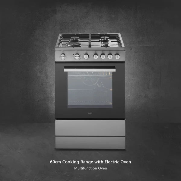 KAB 60 SS Cooking Range with Electric Oven, 4 Gas Burners