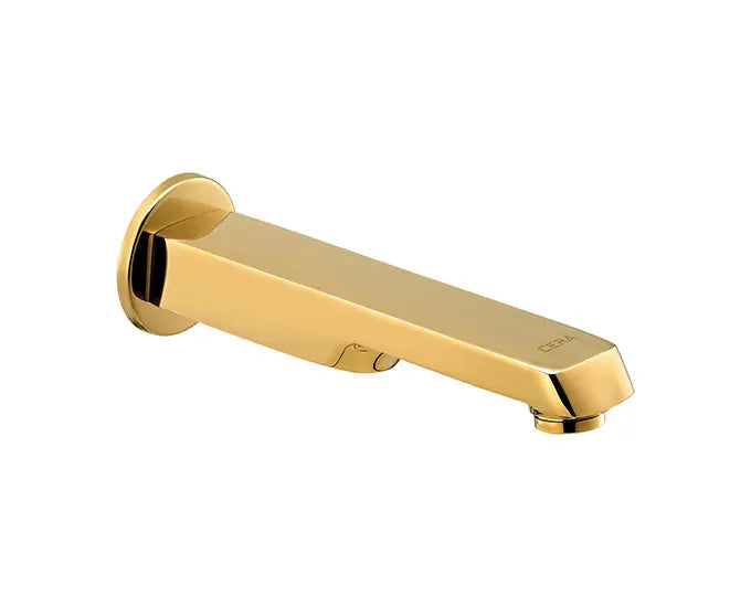 Cera F1016661FG Lustre Chelsea French Gold Finish Quarter Turn Bath Tub Spout With Wall Flange