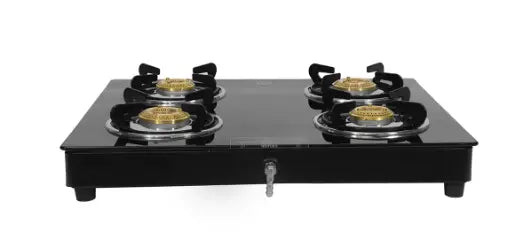 Kelvinator Gas Stove KGSGTR2044B Glass Top Black