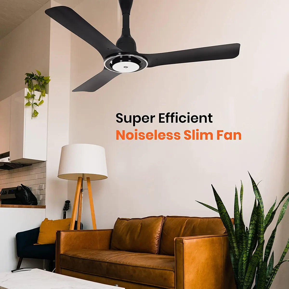Orient Electric I Float 1200mm 32W Intelligent BLDC Ceiling Fan (Black)