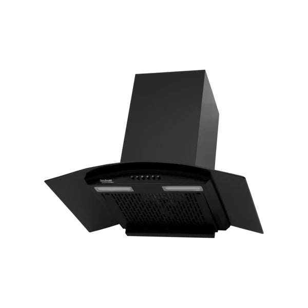 Hindware Chimney Zelda Autoclean 60cm Wall Mounted Black With Motion Sensor